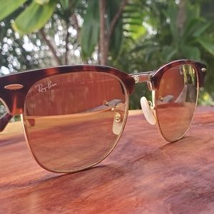 Ray-Ban Clubmaster Mirrored Sunglasses